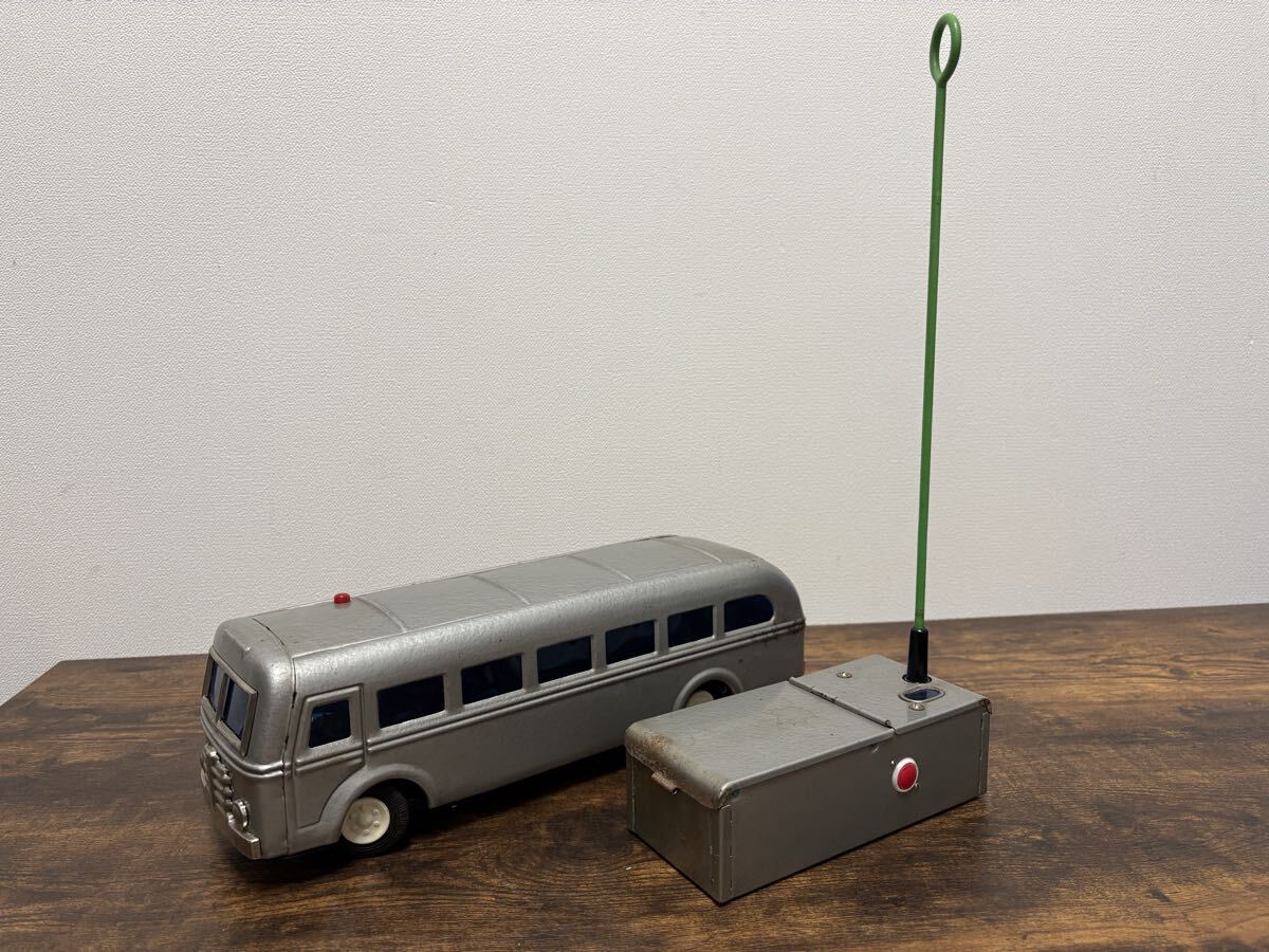 中古】1955年当時物 増田屋齋藤貿易製 ラジコンバス 超美品で保管品の