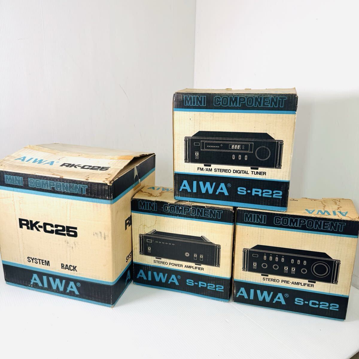 お14 AIWA FX-A12/BX12/TX12/GX-12/SX-E12 アイワ コンポの落札情報