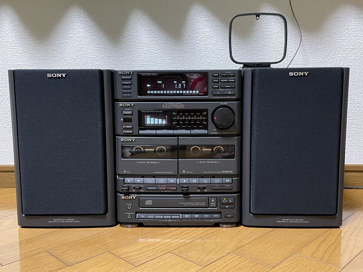 中古】ジャンク？ SONY MHC-P33X PIXY ミニコンポ ソニー SS-P33XAVの