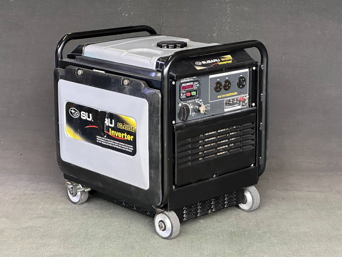 スバル SUBARU インバーター発電機 SGR37SE 3.7KVA 37A 動作OK 軽点検