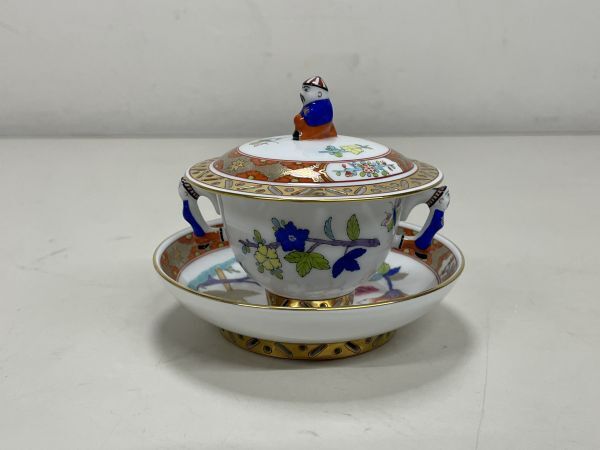 新品】《中国＊景徳鎮》アンティーク「中国茶器」(カップ&ソーサー)2組