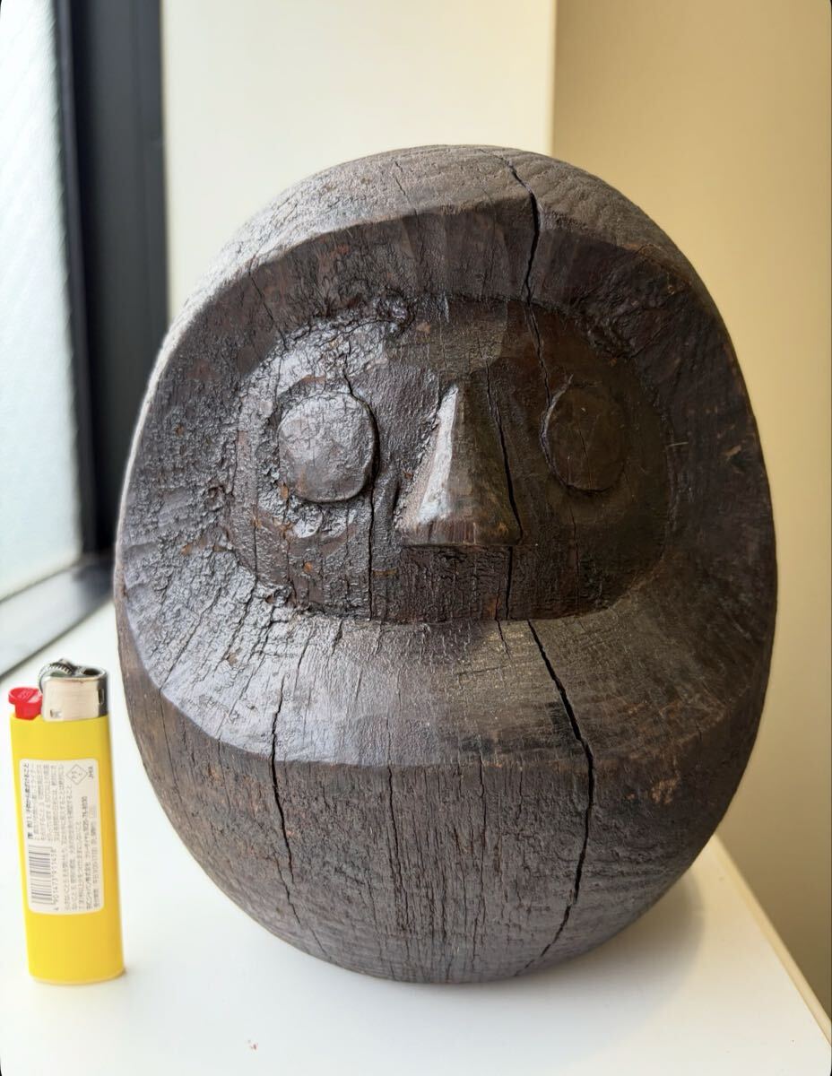 中古】象牙製 オブジェ 猿 象牙多層球 高さ約19cm 置物 中古22☆名26の