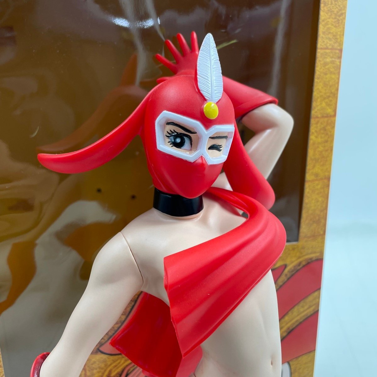 n4412k 【中古・現状品】レッズ けっこう仮面 ソフビドール 紅恵 永井
