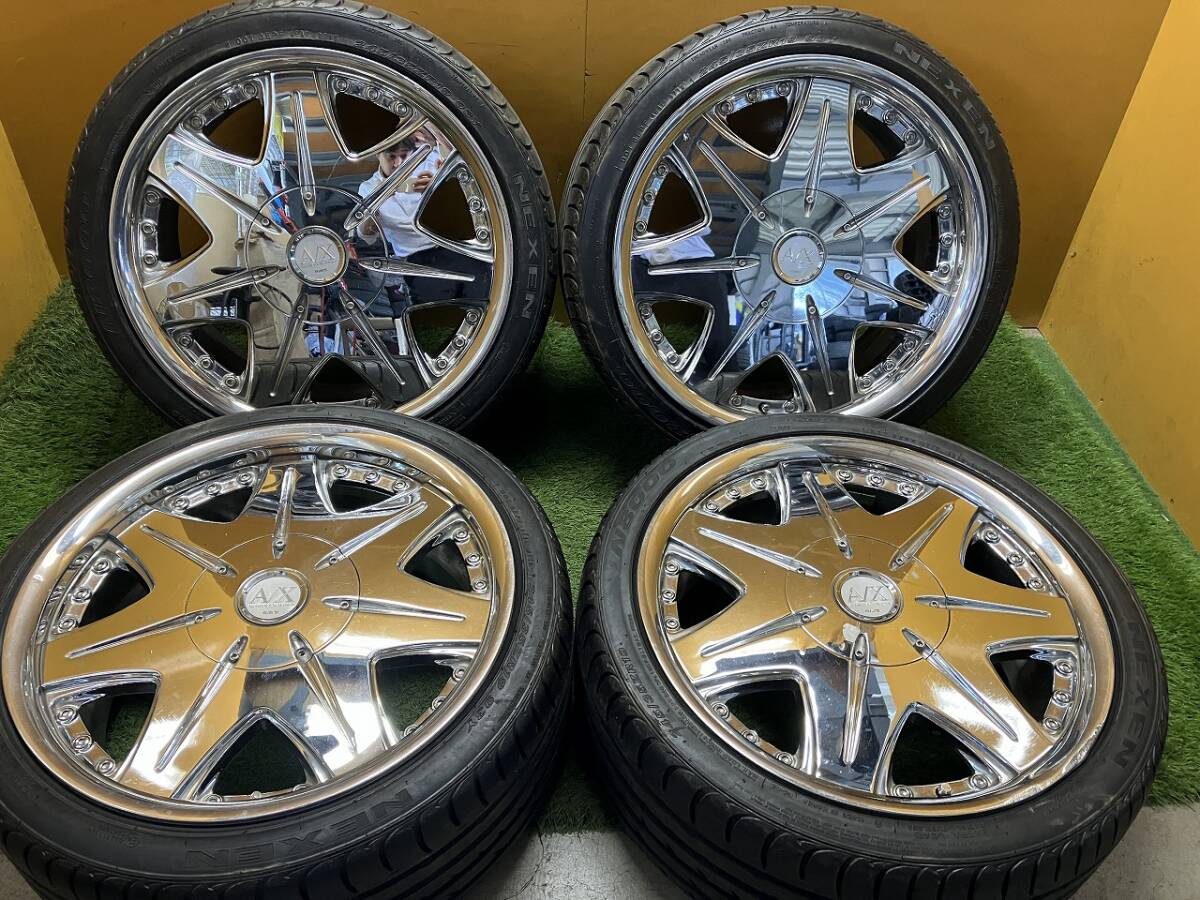 中古】☆1892☆ RAYS アーサーエクスチェンジ 18x9J10J +32 5穴PCD114