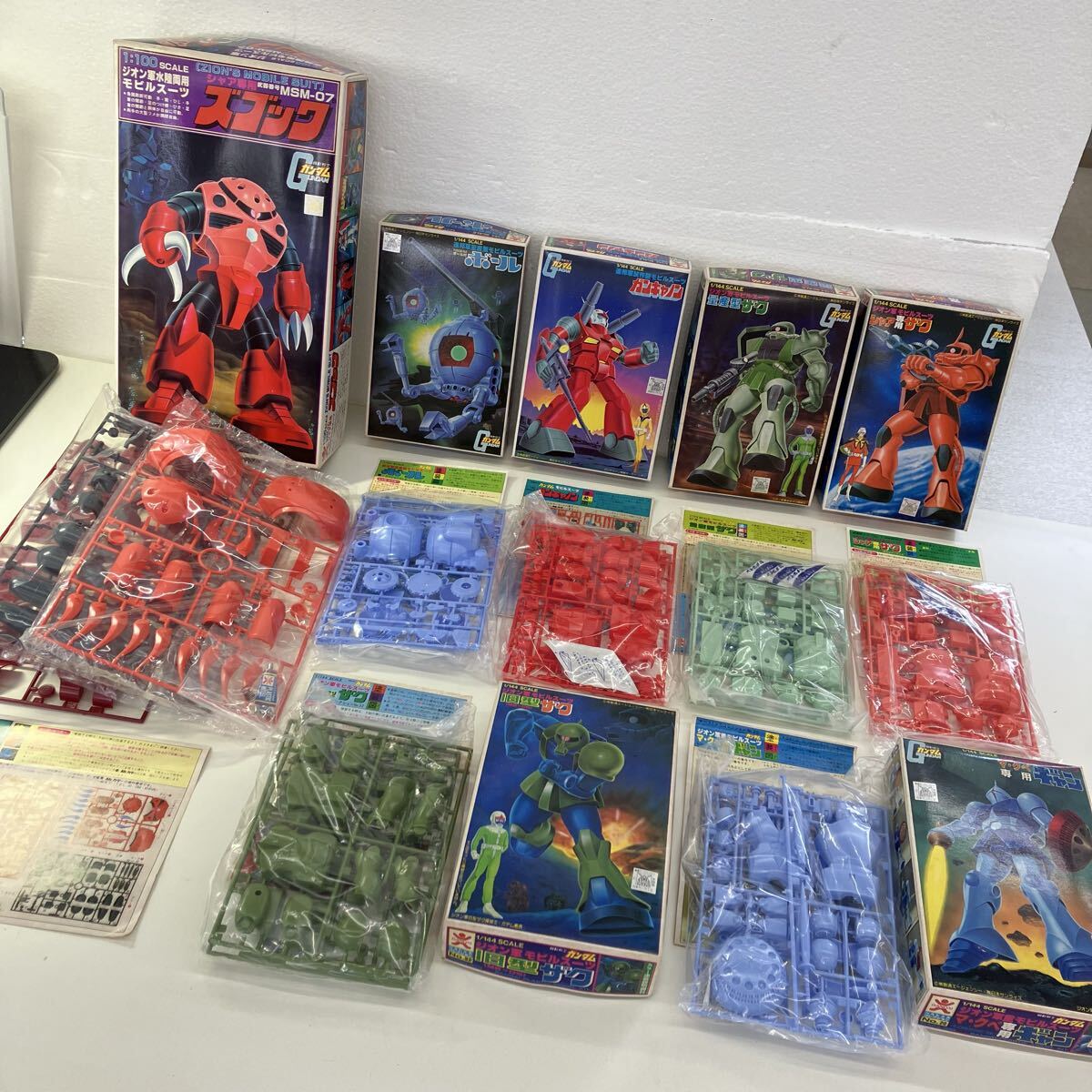 1円～】ガンプラ旧キット(バンザイマーク)1/100&リアルタイプの大量11