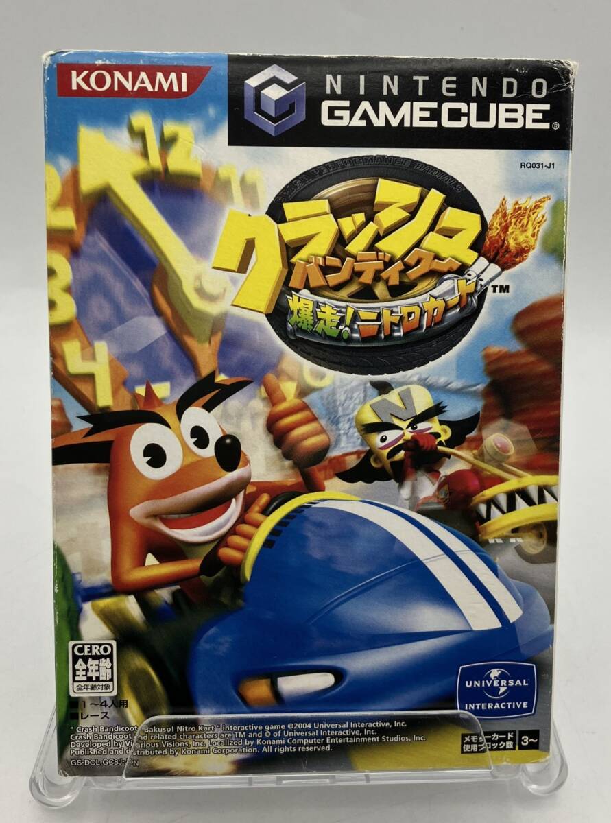 新品】GC 新品未開封 クラッシュ・バンディクー 爆走!ニトロカート