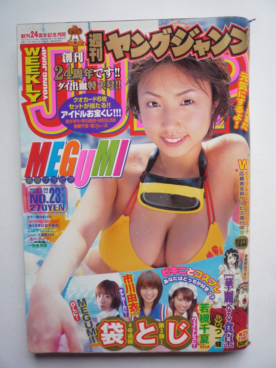 MEGUMI(めぐみ)等身大ポスターヤングジャンプ応募者全員サービスの落札