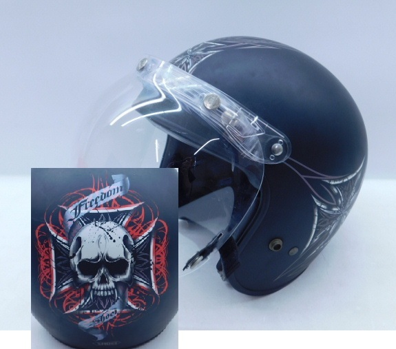 SHOEI ショウエイ ヘルメット フリーダム マットブラック バイザー付き