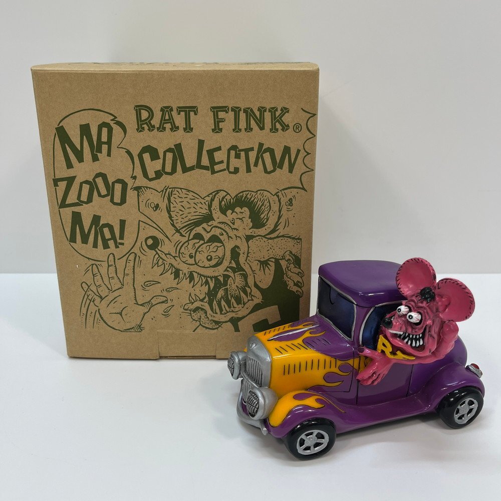 中古】☆2005年 RAT FINK CAR ASHTRAY GR ラットフィンク 灰皿