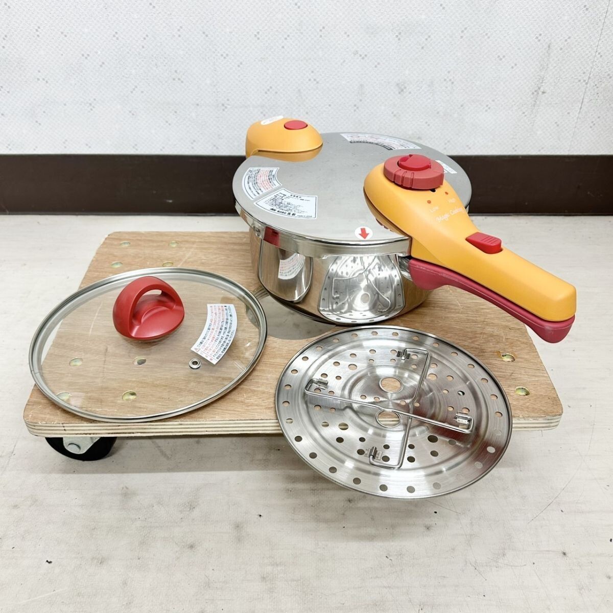 松居一代プロデュース 圧力鍋 Magic Cooking MK-1 20cm 満水3L IH対応