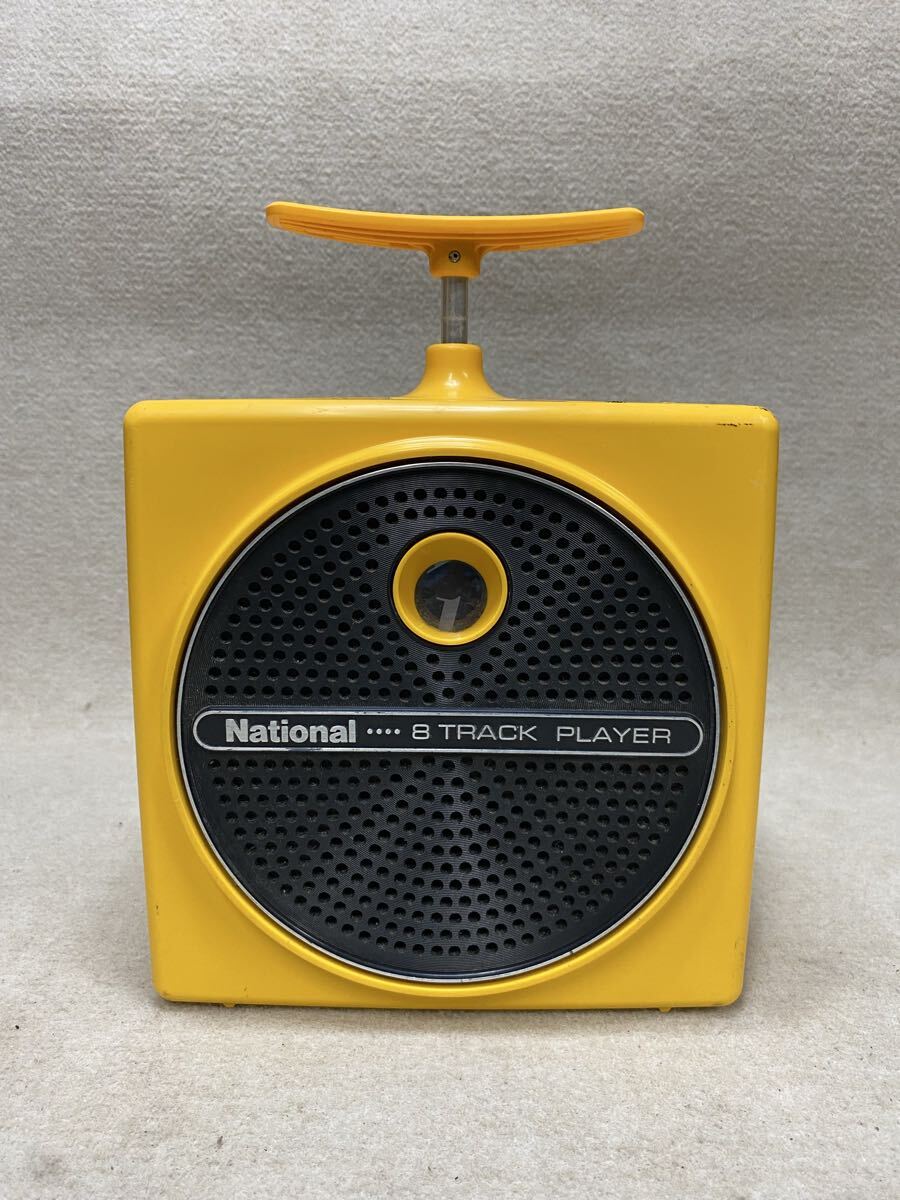 中古】National ホームカラオケ RQ-K13+8トラックカラオケテープ 40本