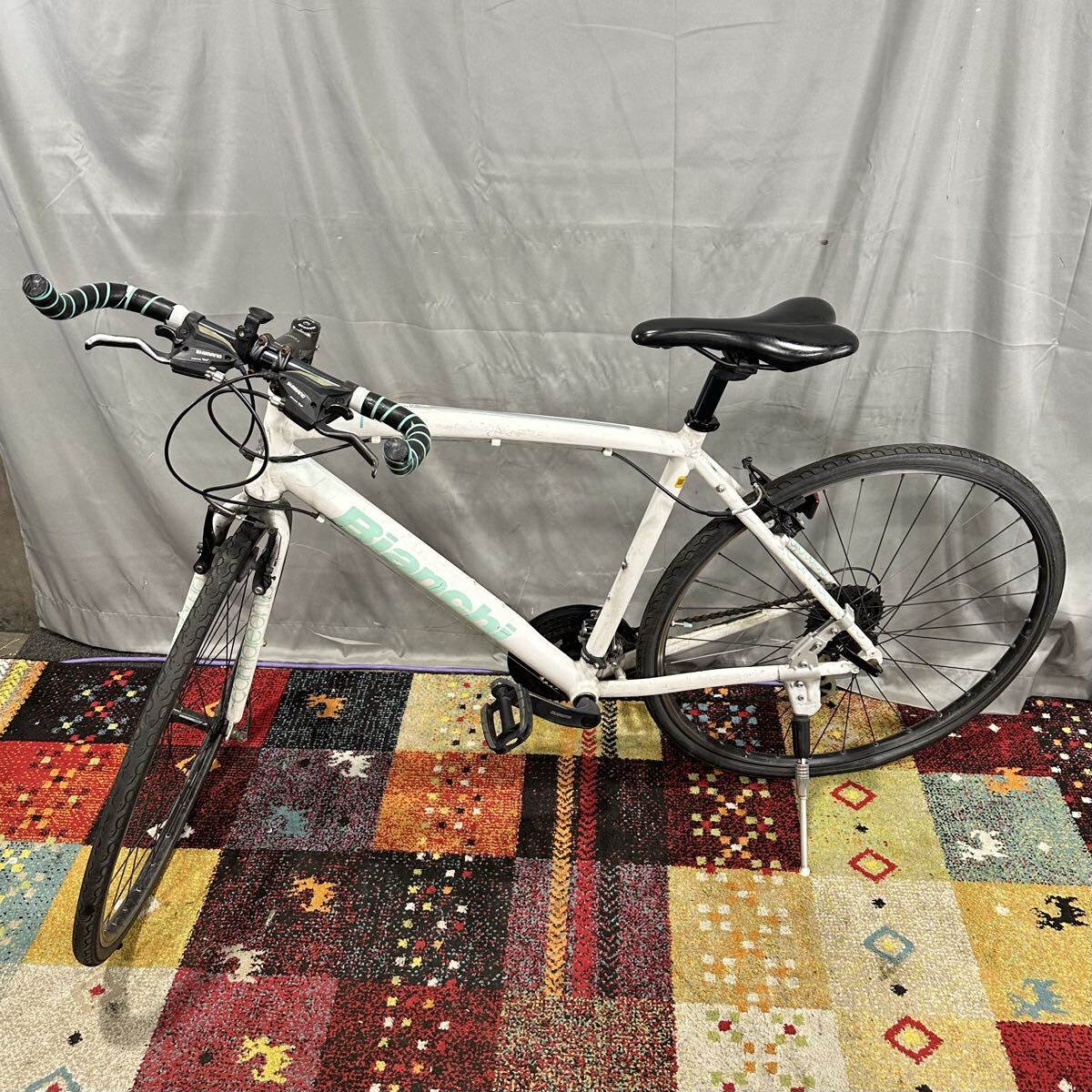 中古】【美品1円】Bianchi ビアンキ クロスバイク 自転車 CAMALEONTE