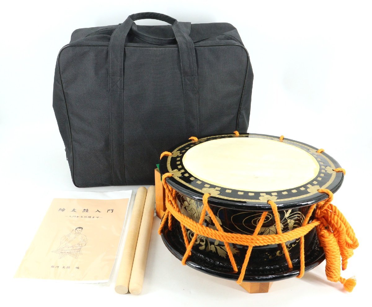 中古】【蓮華】昔の締太鼓 和太鼓 楽器 能楽 歌舞伎 の落札情報詳細
