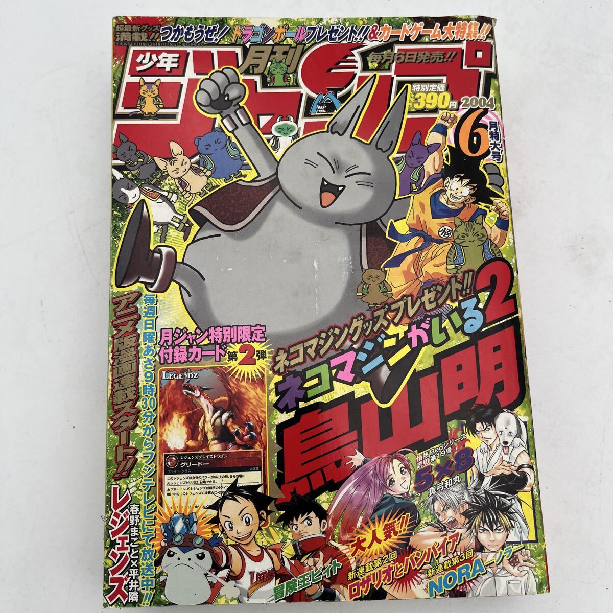 傷や汚れあり】月刊少年ジャンプ◇2004年2月号◇超特大号