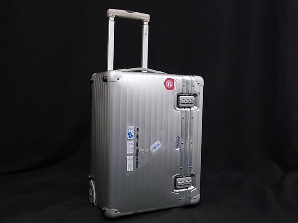 リモワ RIMOWA キャリーバッグ スーツケース アルミニウム 黒 ブラック