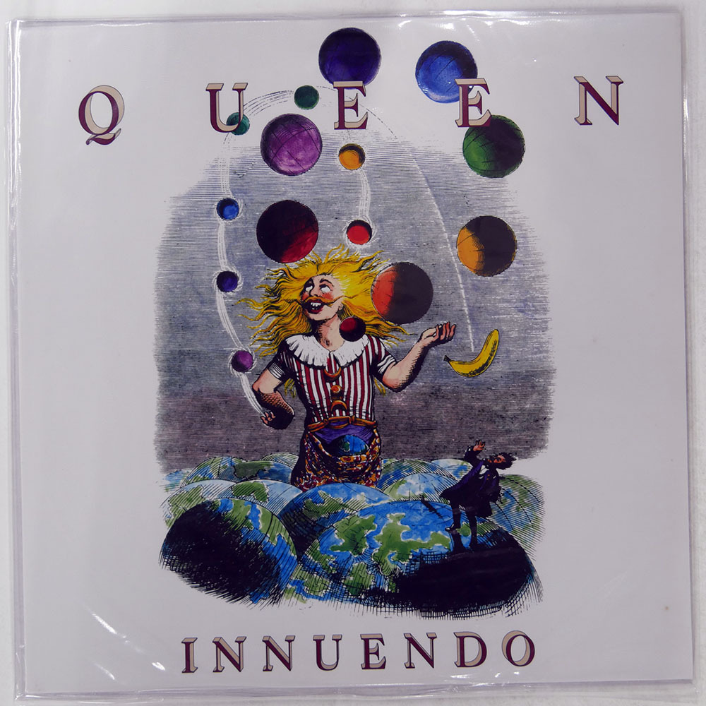 バンドスコア Queen / Innuendo 美麗カラーイラスト多数！ 輸入絶版 クイーン『QUEEN INNUENDO』バンド