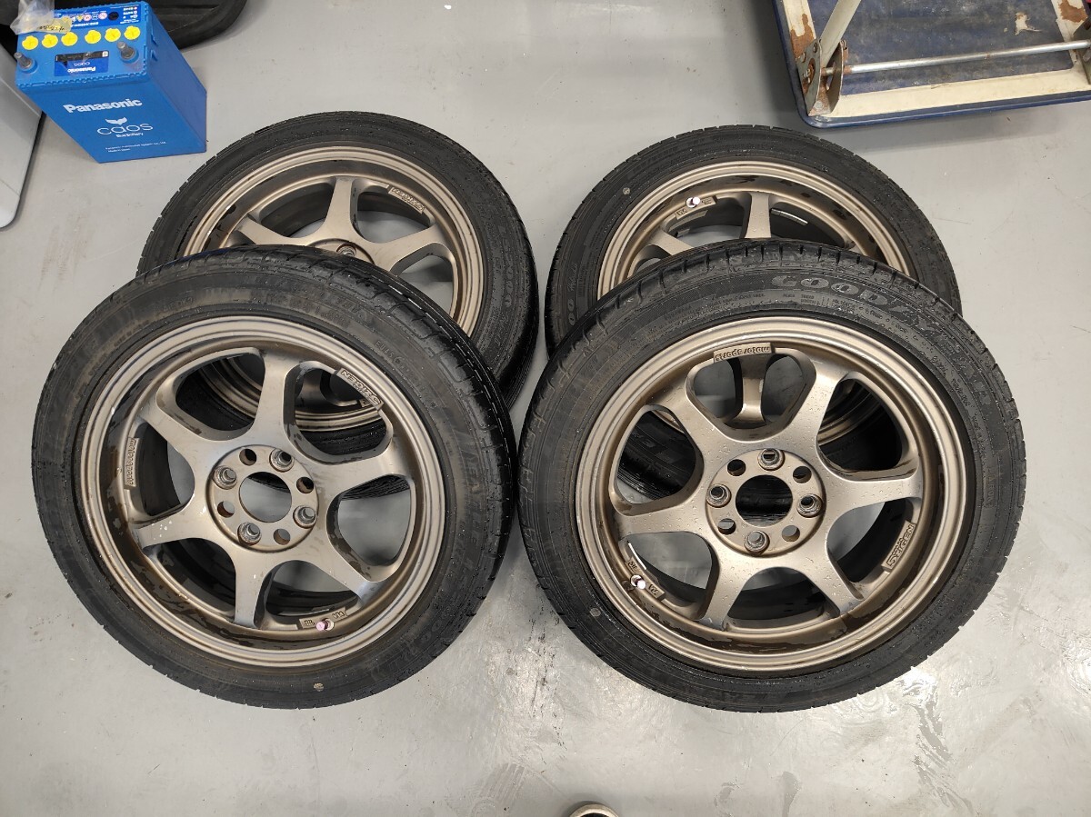 P0869IS 5次元 5ZIGEN プロレーサー 15インチ アルミ ホイール 15×5J+