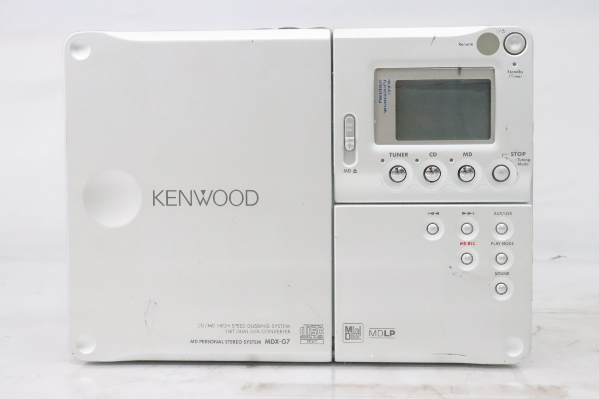 KENWOOD ケンウッド MDX-A7 ケンウッド KENWOOD CD MD ラジカセ MDX-A7