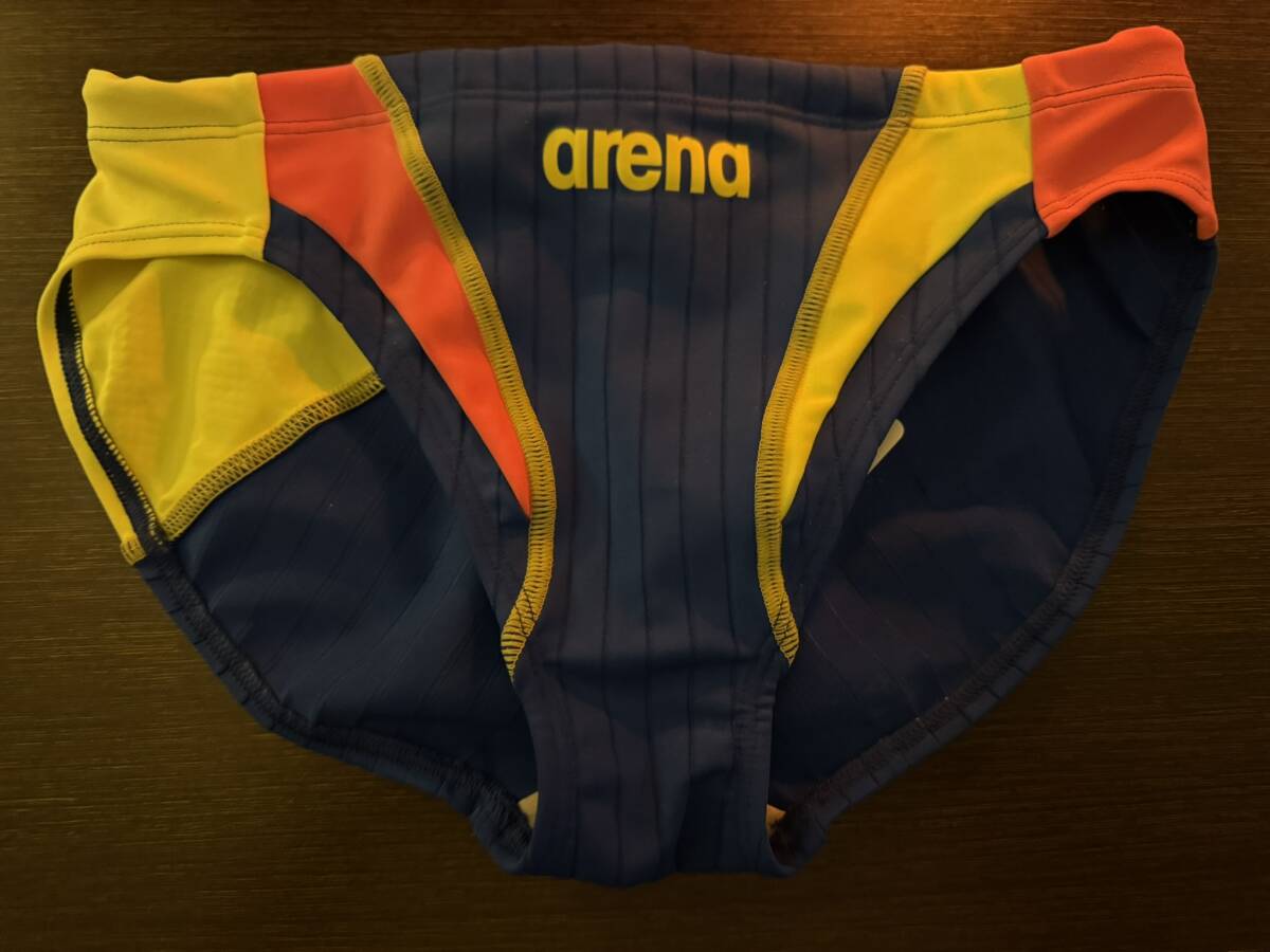 新品】【新品】競泳水着 arena（アリーナ） ARN-5041W グレー×イエロー