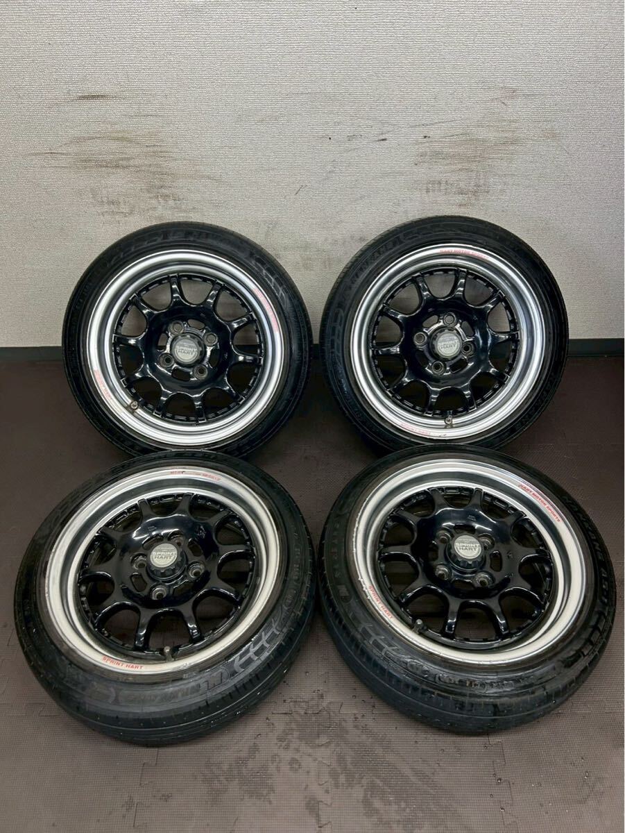 SPRINT HART 14インチ 6J +40 ピッチ100 2本 スプリントハート