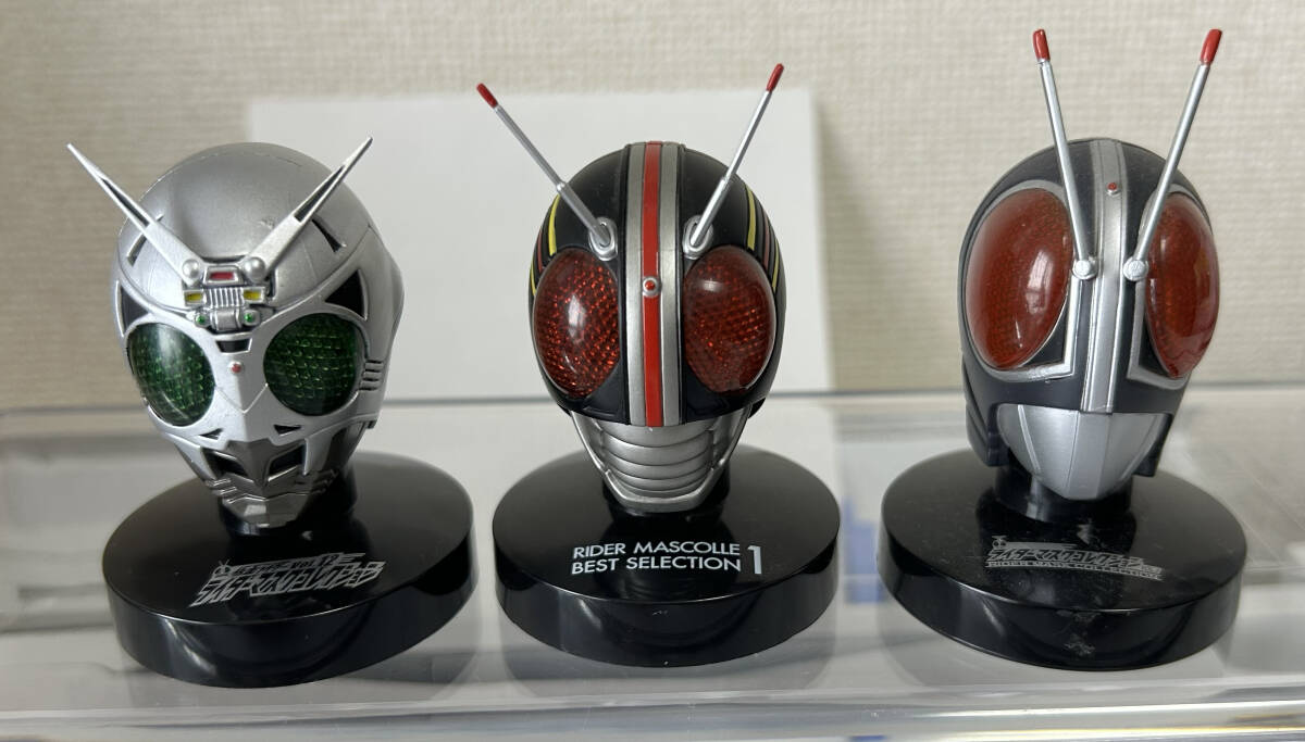 マスコレ 仮面ライダーBLACK、シャドームーン、BLACK RX 3種セット