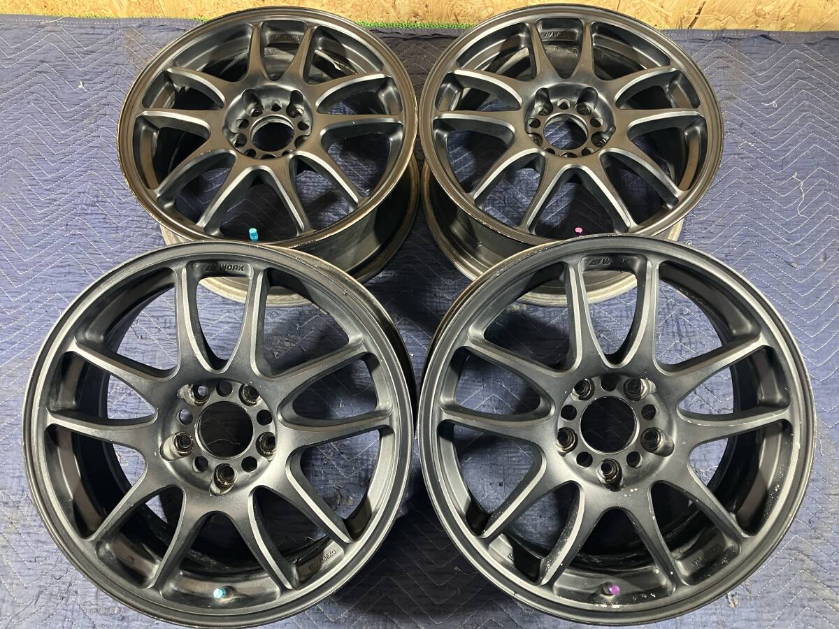 WORK エモーション 215/40R17 7J+47 PCD114.3 アルテッツァ アテンザ