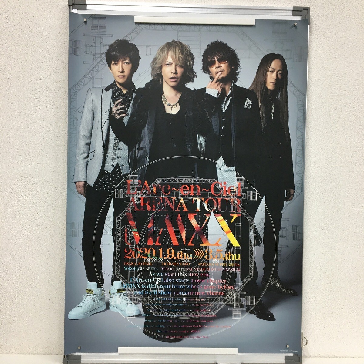 ☆L'Arc～en～Ciel B2 告知 ポスター 「虹」 未使用の落札情報詳細