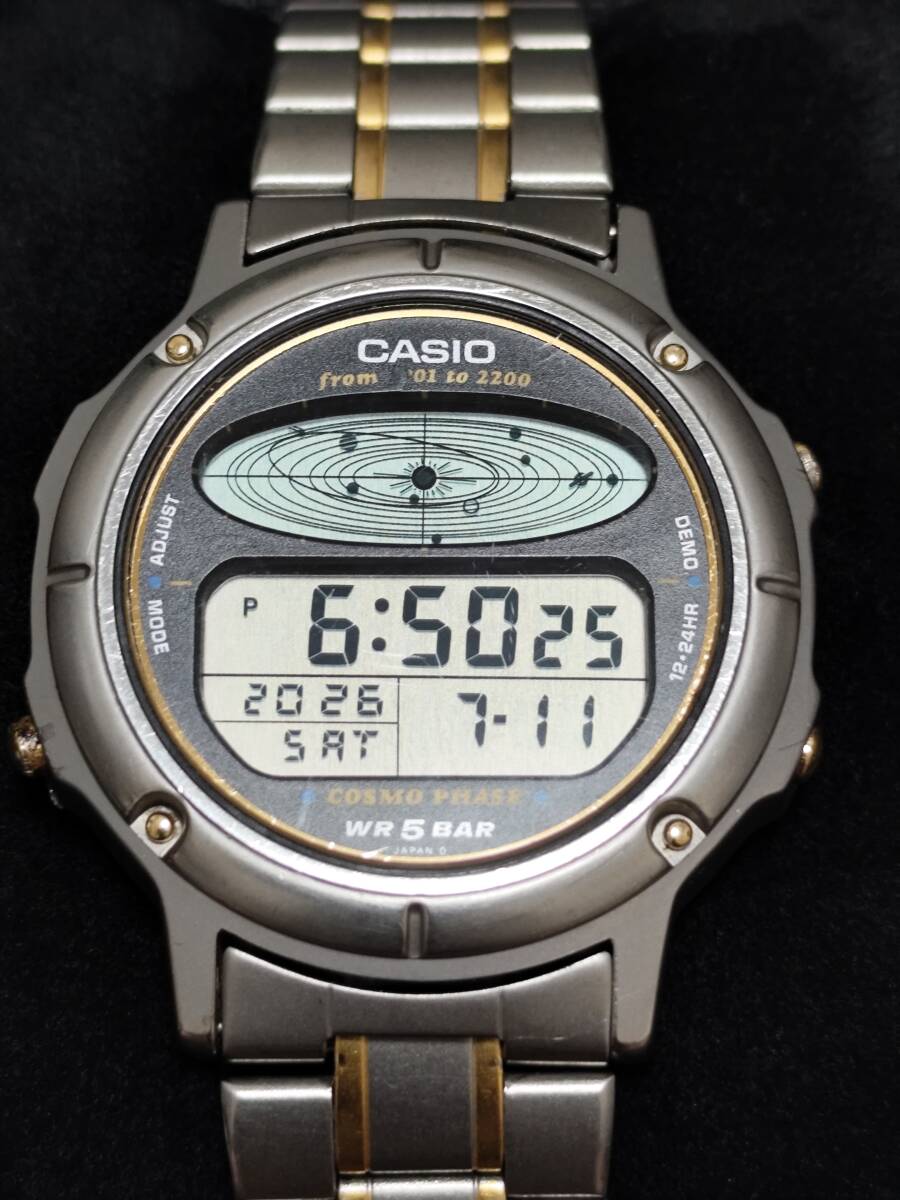 CASIO COSMO PHASE カシオ コスモスフェイズ CGW-91の落札情報詳細