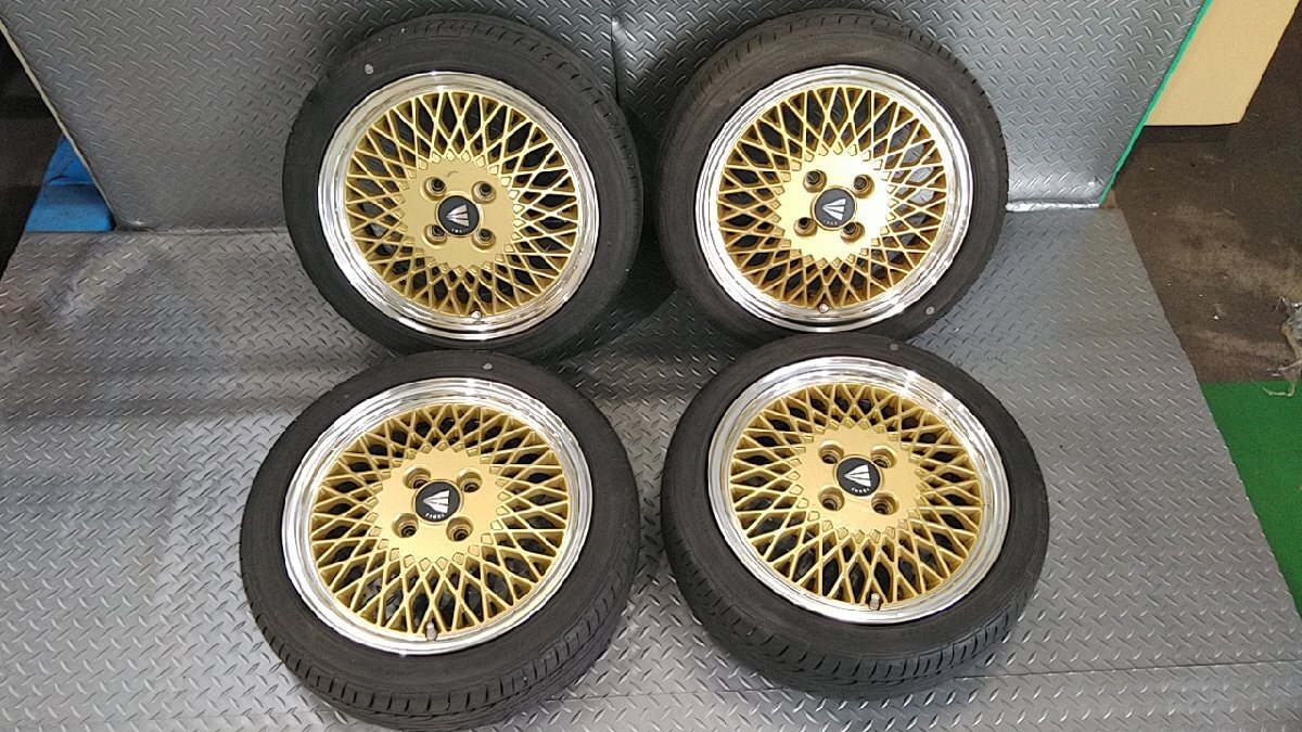 アルコア風　メッキスチールホイール　6H 15インチ　ミッキートンプソン アルコア風 メッキスチールホイール 6H 15インチ ミッキートンプソン
