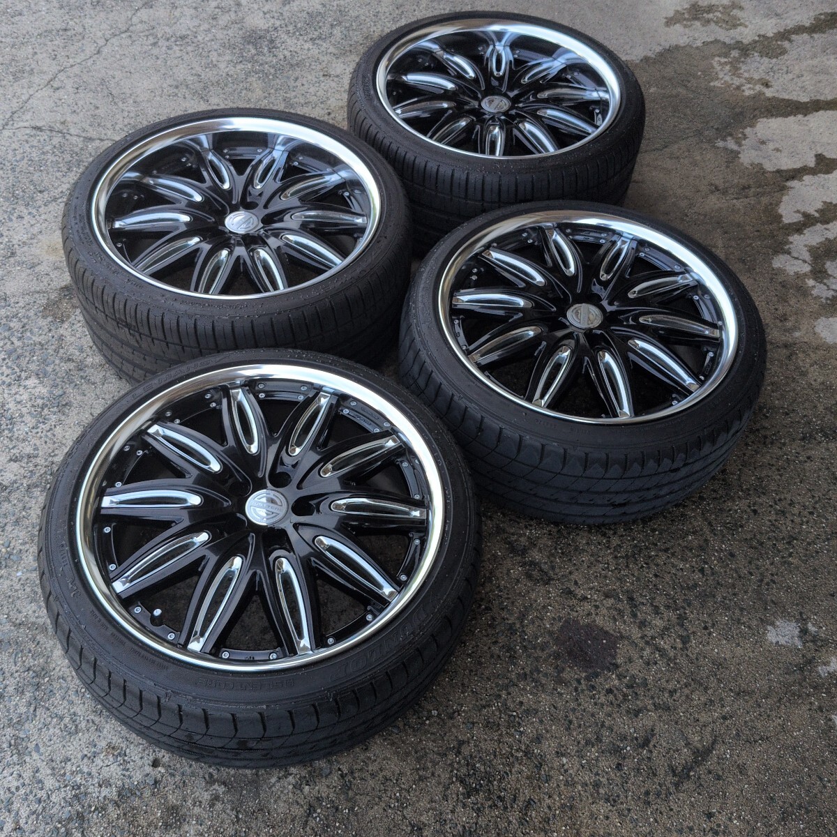 中古】WORK ワーク ラスターレRT1 LV 5.5J(+45) 165-40-16 4本セット