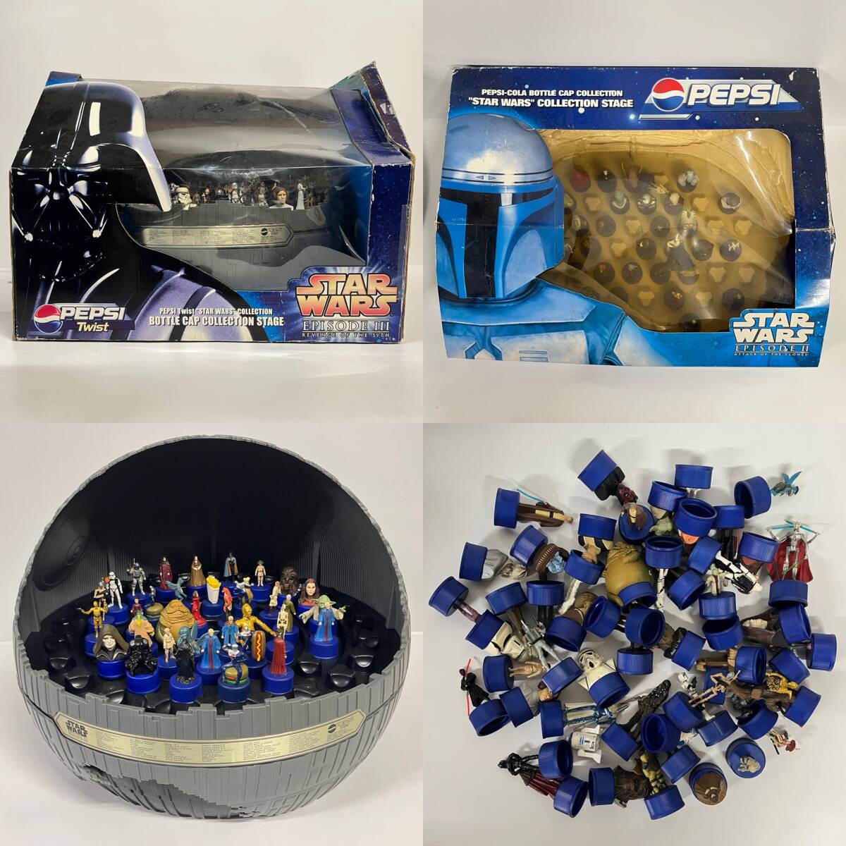 スターウォーズ エピソード1・2・3 ペプシ ボトルキャップ スター