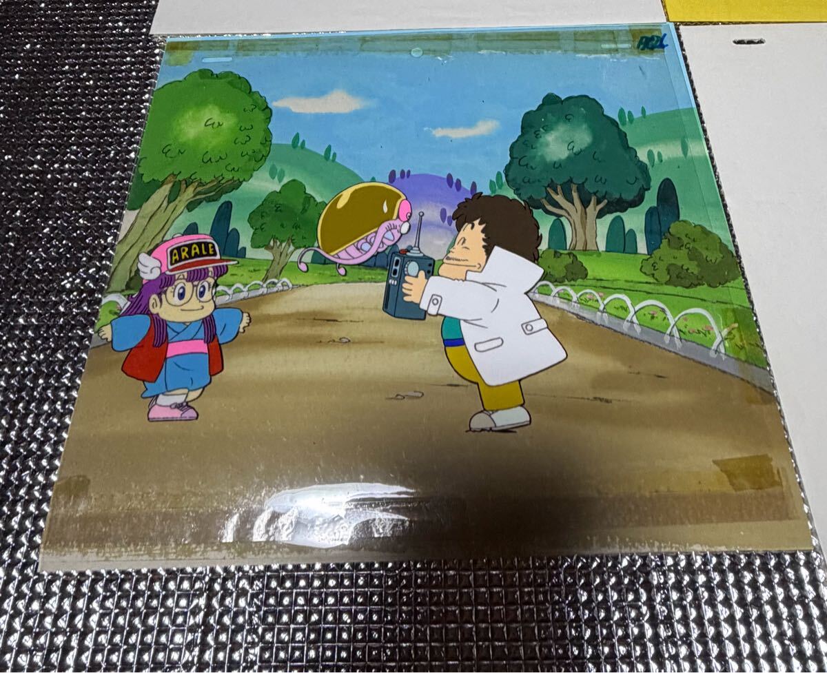 Dr.スランプアラレちゃん セル画】則巻千兵衛 みどり 動画難あり 当時