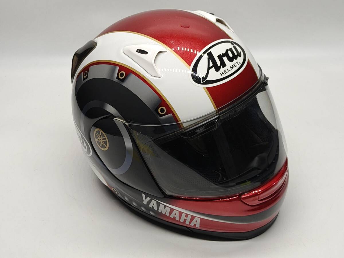 G*H様 Arai Ram III フルフェイス ヘルメット 59-60cm Arai SZ-RAM3 CRANK 59-60 Lサイズ イエロー 美品 【公式通販】