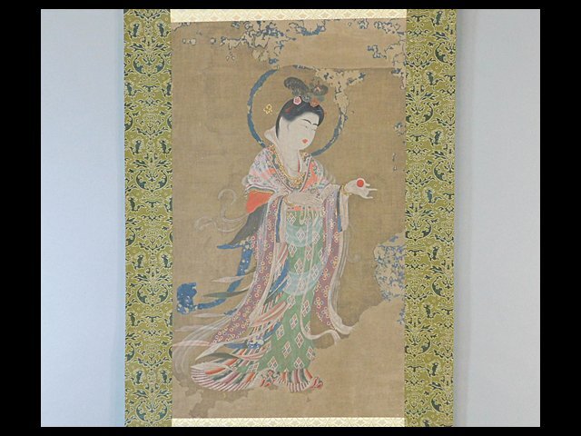 国宝『薬師寺吉祥天像(工藝印刷)』奈良時代 吉祥天女 唐絵画様式 仏画
