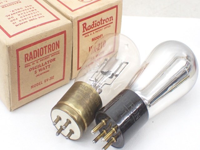オーディオ機器 Radiotron 真空管 VT25 2本セット ラジオトロン