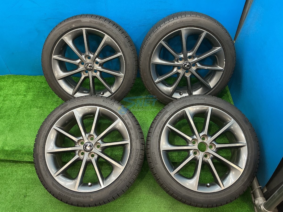 レクサス CT200h Fスポーツ 純正アルミホイール4本 純正ホイールナット