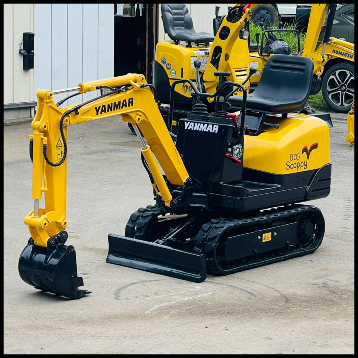 中古】売切り 油圧ショベル ミニユンボ YANMAR B08 Scoppy ヤンマー