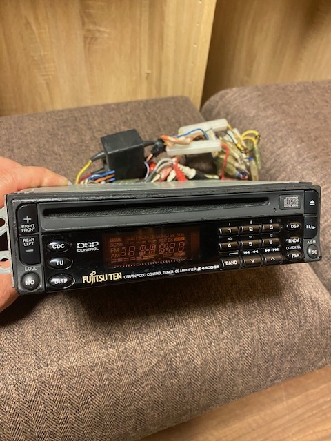 傷や汚れあり】富士通 FUJITSU TEN カーオーディオ TUNER・DECK α5000D