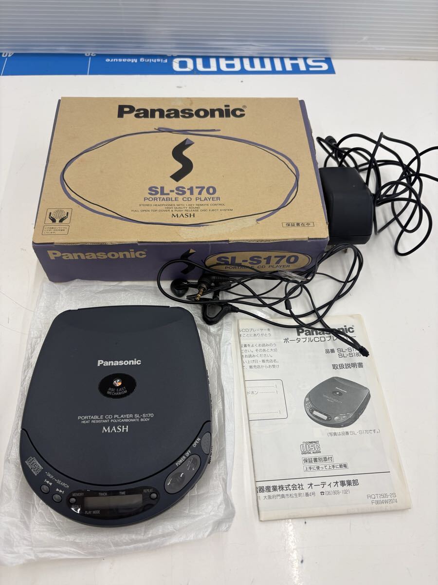 【動作品】Panasonic SL-S400 ポータブルCDプレーヤー MASH Panasonic SL-S400 MASH 1bit DAC 本体のみ 単三電池仕様の落札情報