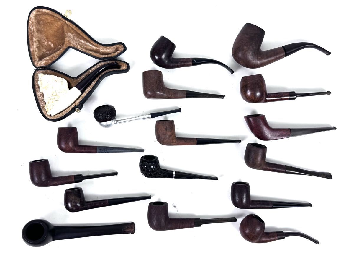 TB526喫煙具 キセル パイプ◇Esterd BRIAR 206-B/年代物/煙管筒/煙管