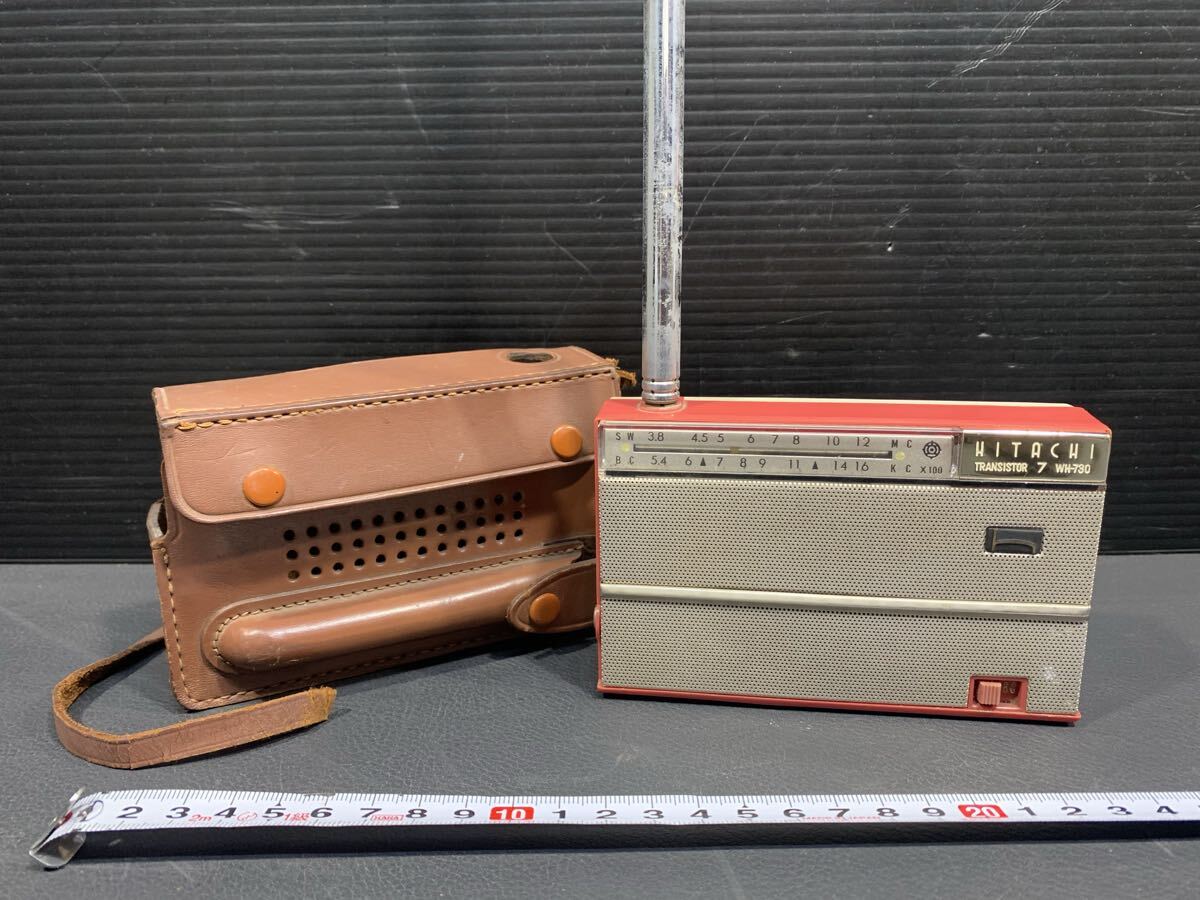 HITACHI 日立 TH-801 トランジスターラジオ 昭和レトロの落札情報詳細