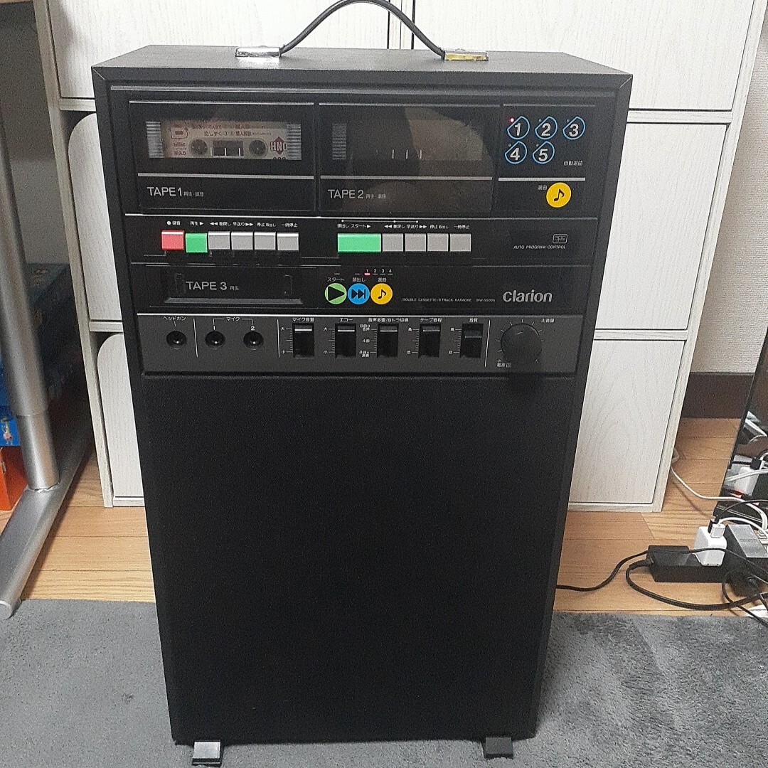 ◇中古 Clarion カラオケ機器◇MW-4000A 8トラック カセットテープ