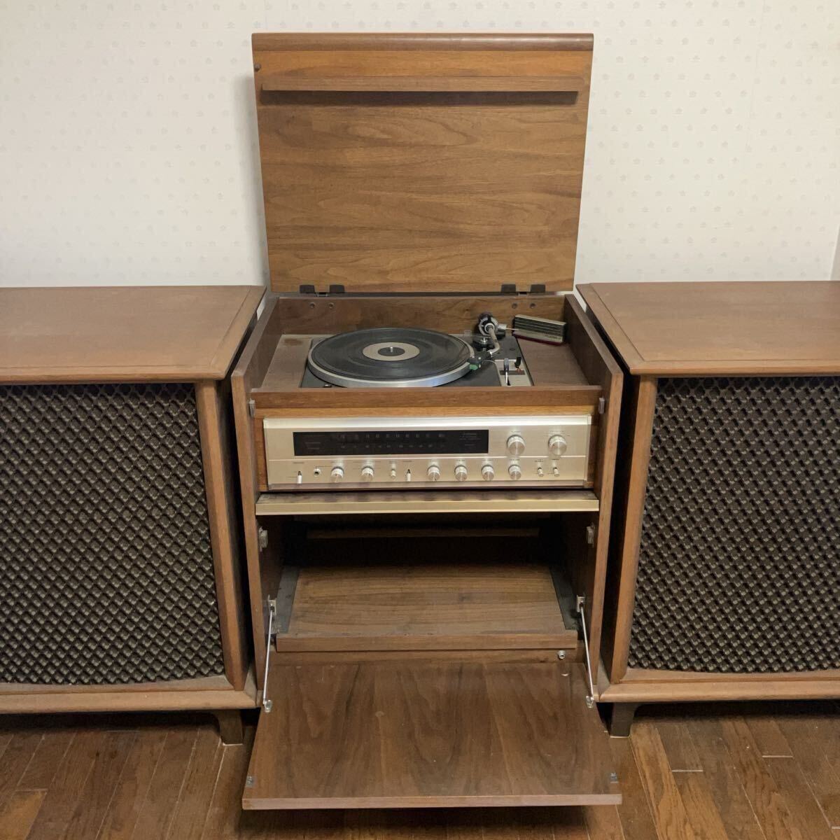 中古】Sansui サンスイ 3wayスピーカーペア S-7001 中古 現状品 レトロ