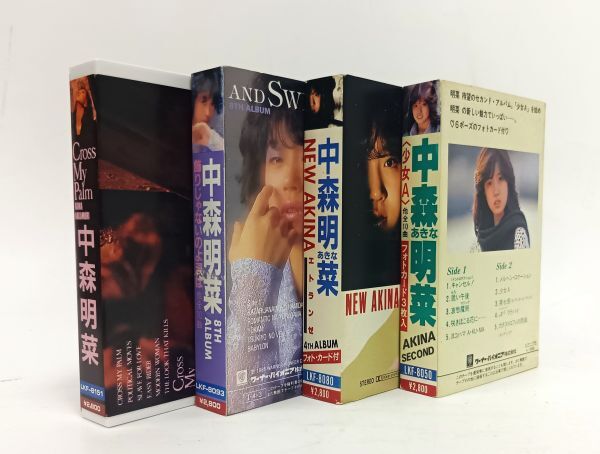 中森明菜 カセットテープ 5本セット 1982~1983年 初期アルバム 紙