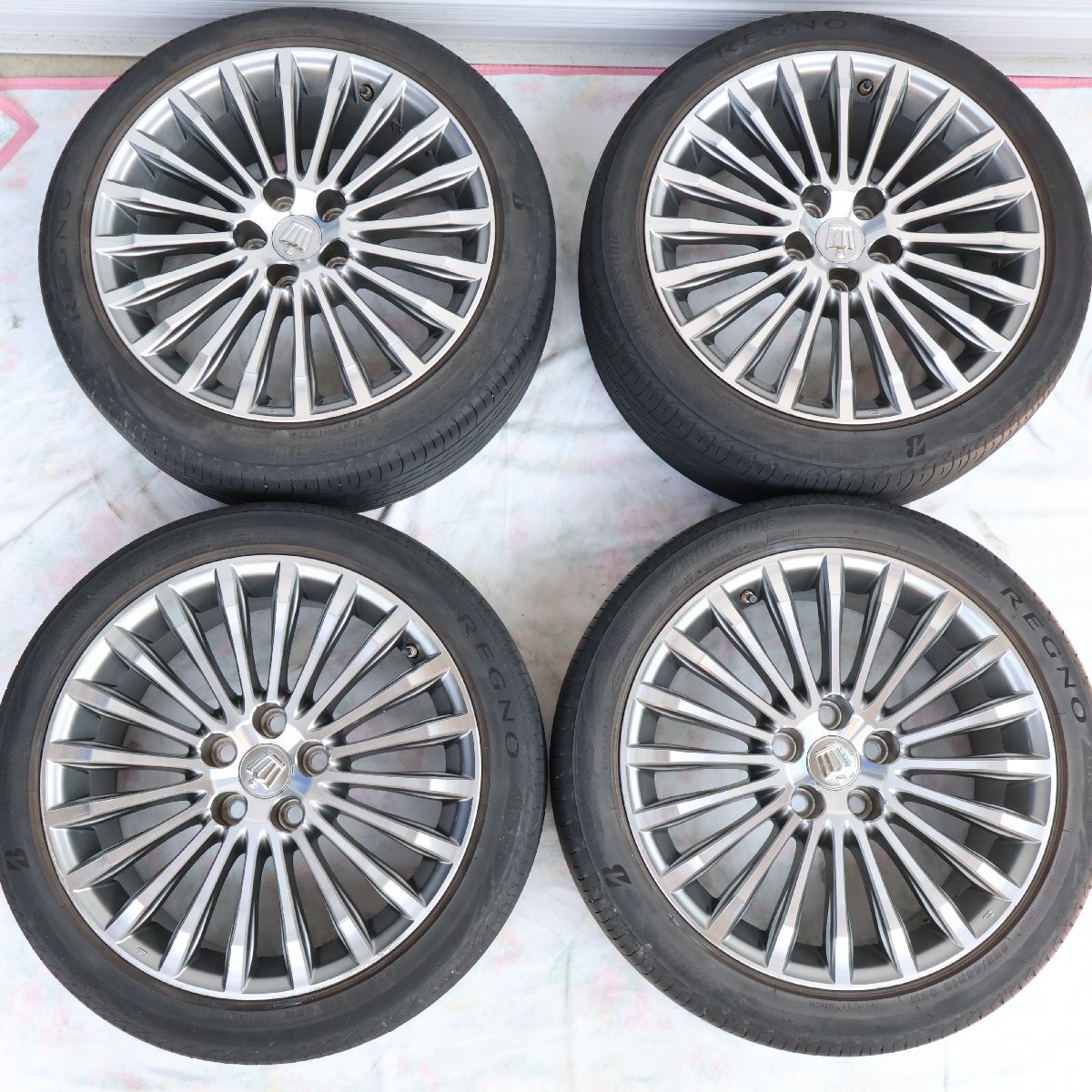 中古】210系 クラウンマジェスタ 純正ホイール 18インチ 18×8J +40 5H