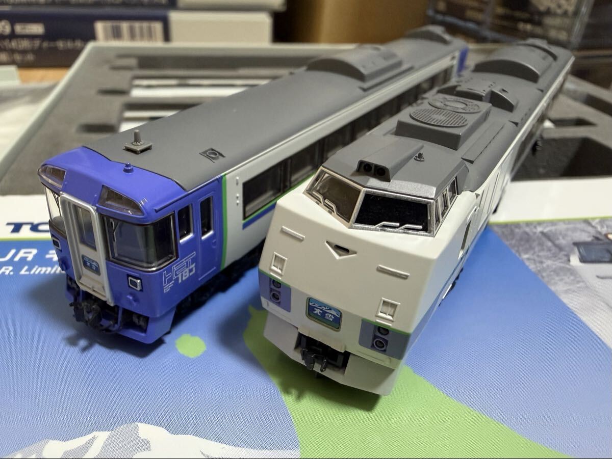 新品】TOMIX とかち色 スハネフ14 + オハネ14 500番台 新品 キハ183系