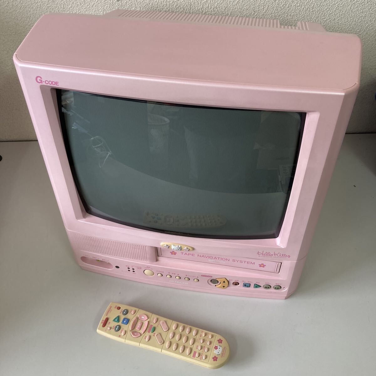 AIWA アイワ ブラウン管テレビ リモコン付 VX-T14G1 テレビデオ 14型