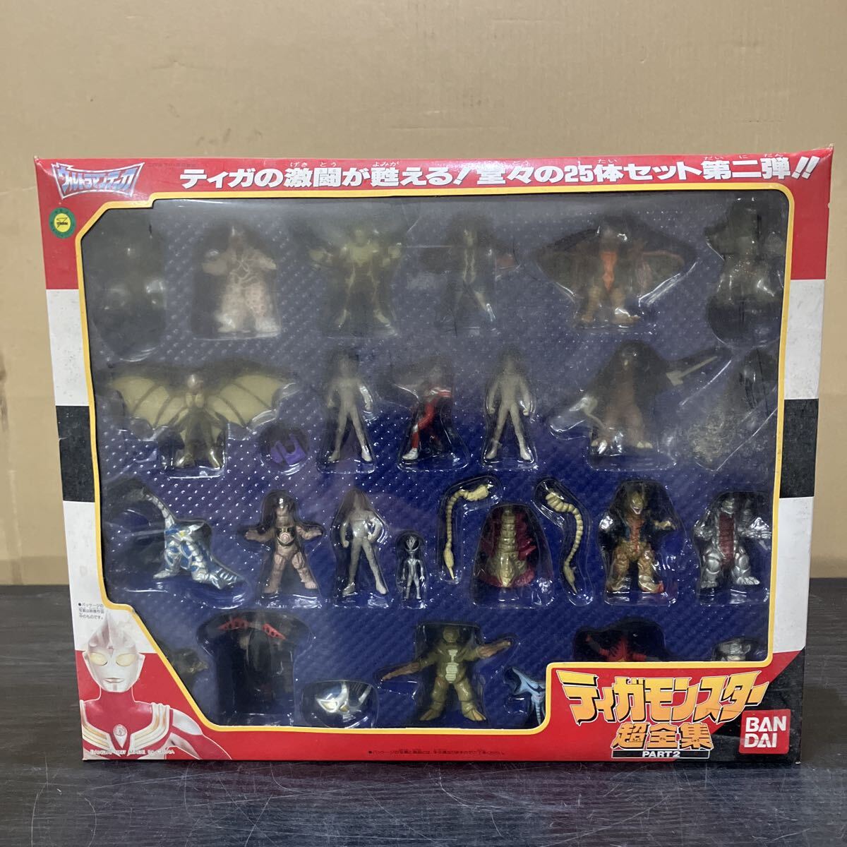 当時物 バンダイ ティガバトル6 超古代戦士セット ウルトラマンティガ