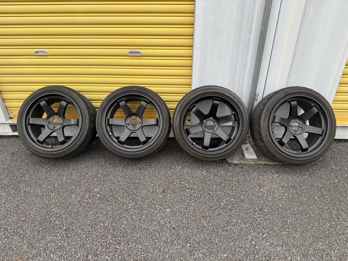 SHOGUNホイール 18インチ 9.5J +20 ブラック ＆ ミシュラン パイロット