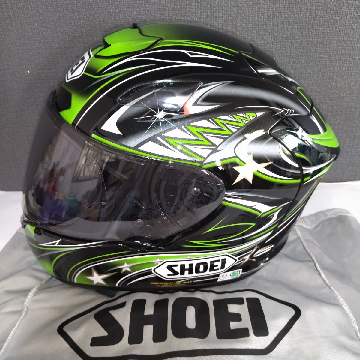 793☆SHOEI オートバイヘルメット☆ショウエイ☆フルフェイス/龍柄